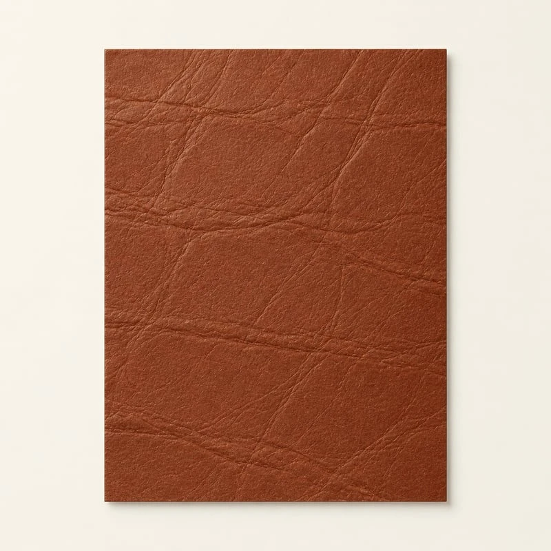 Leather-textured speciality paper swatches