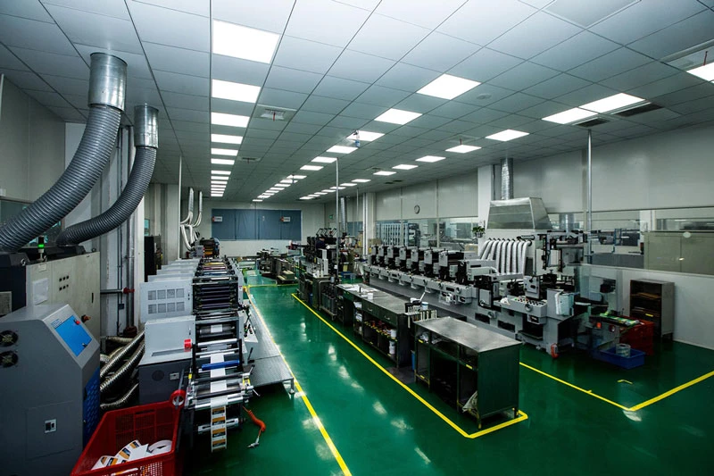 Wide view of the XGolden packaging production floor