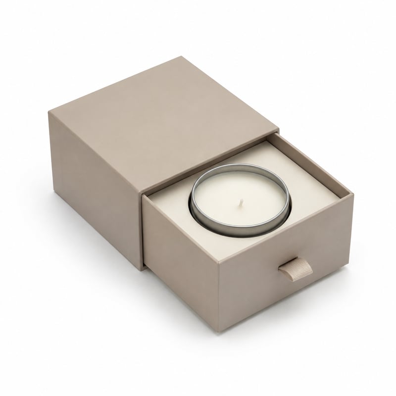Candle Tin Drawer Box